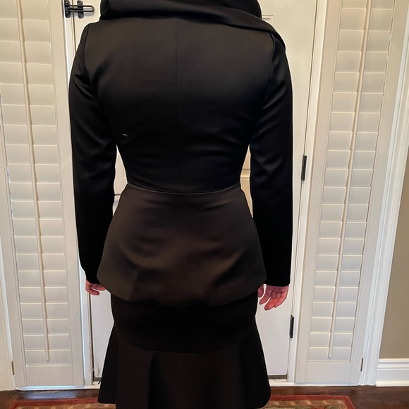 BETSEY JOHNSON “RARE” BLACK, DOUBLE BREASTED, LG SLEEVED EVENING JACKET- VINTAGE - Picture 5 of 8